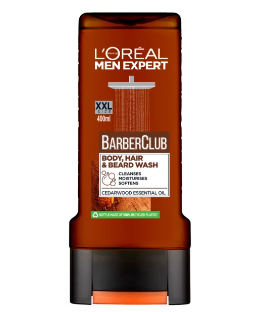 L'Oreal Men Expert Barber Club Body, Hair & Beard Wash 400ml