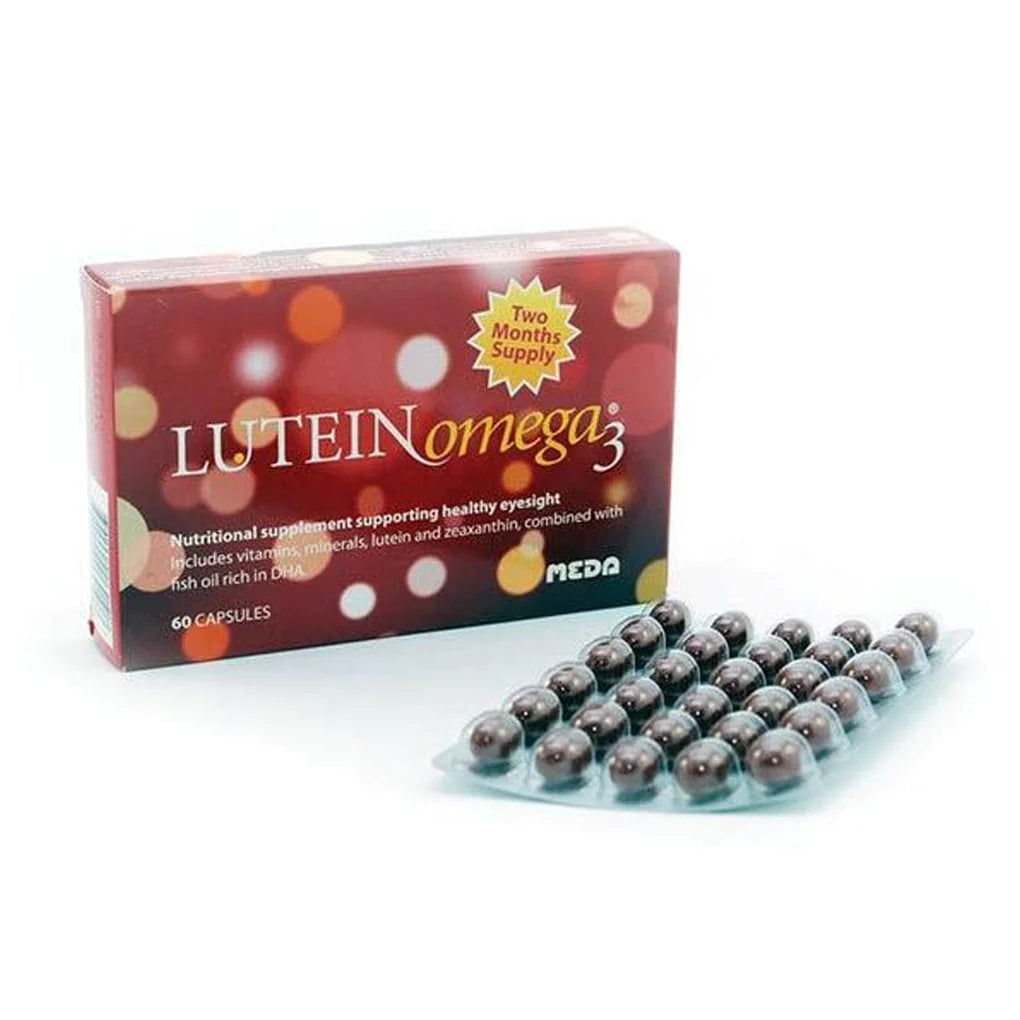 LUTEIN Omega 3 Healthy Eyesight Supplement - 60 Capsules