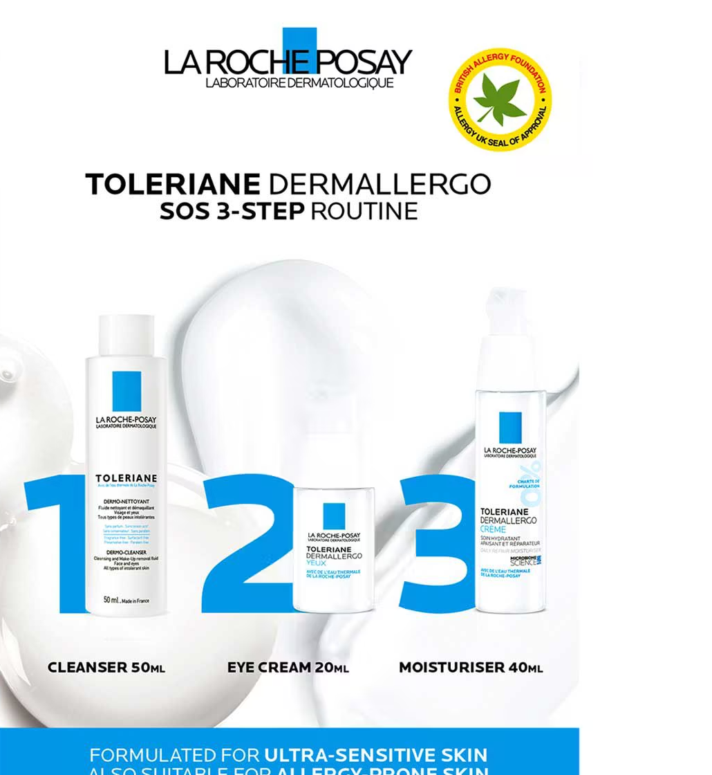 La Roche-Posay Toleriane Dermallergo Sos 3-Step Soothing Kit