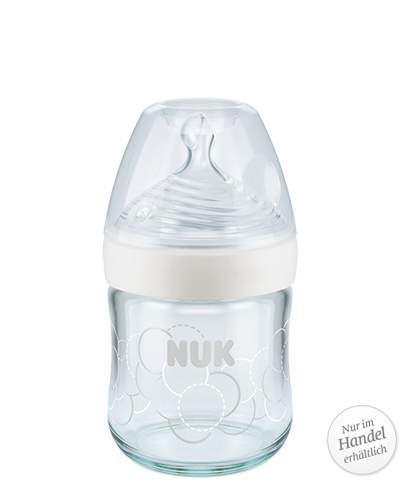 NUK Nature Sense Silicone Baby Bottle 150ml with teat (0-6m)