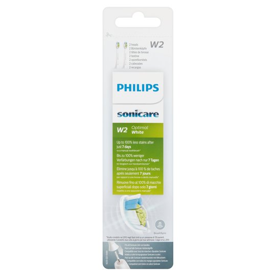 Philips Sonicare W2 Optimal White Brush Head 2 Pack