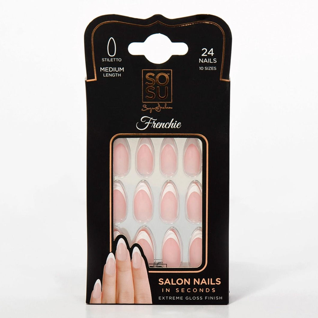 SOSU Salon Nails Frenchie 24pc
