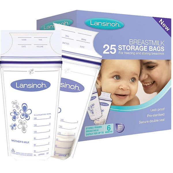 Lansinoh - Breastmilk Storage Bags 25 Pack