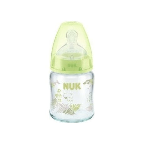 NUK First Choice Plus Silicone Baby Bottle 120ml (0-6m)