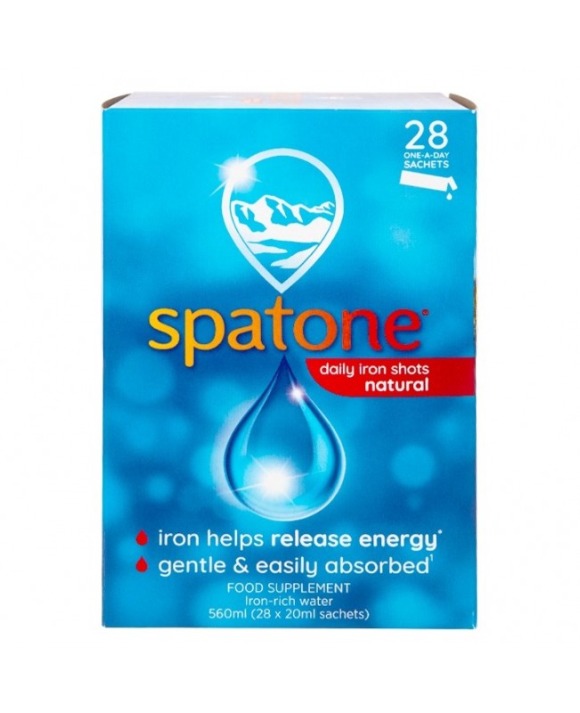 SPATONE DAILY IRON SHOTS 28 X 20ML SACHETS